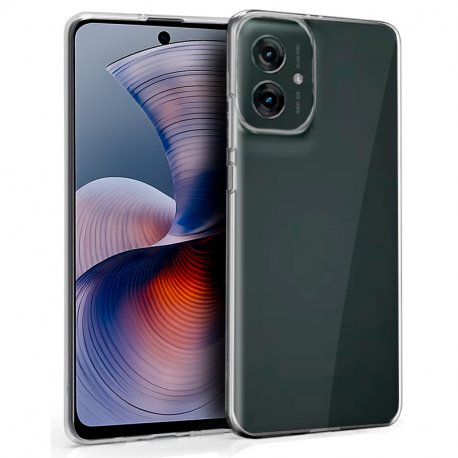 COOL Silicone Case for Motorola Moto G55 5G (Transparent)