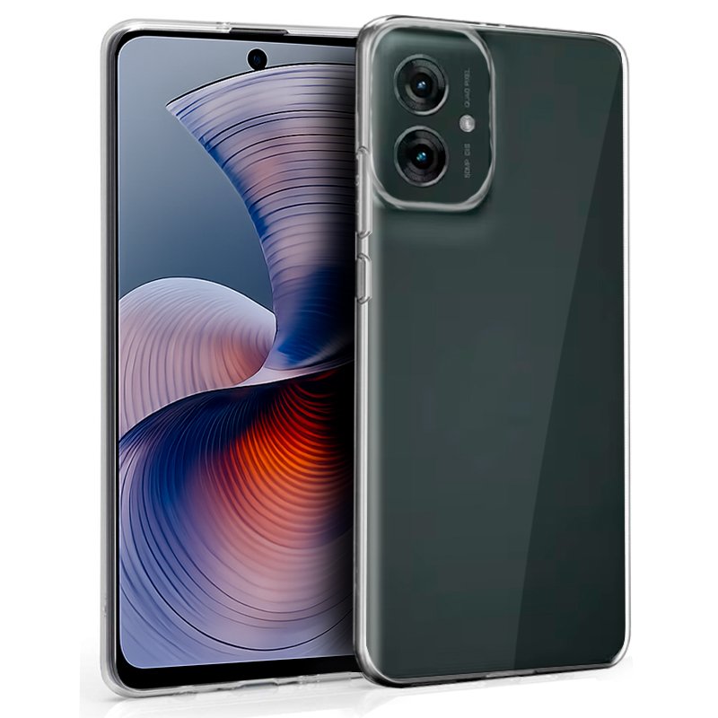 COOL Silicone Case for Motorola Moto G55 5G (Transparent)