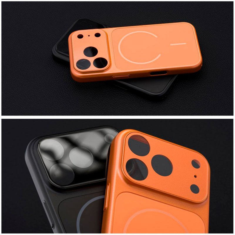 Carcasa COOL para iPhone 17 Pro / 18 Pro Magnética Cover Naranja