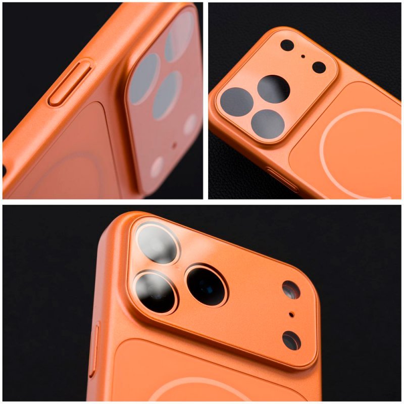 Carcasa COOL para iPhone 17 Pro / 18 Pro Magnética Cover Naranja