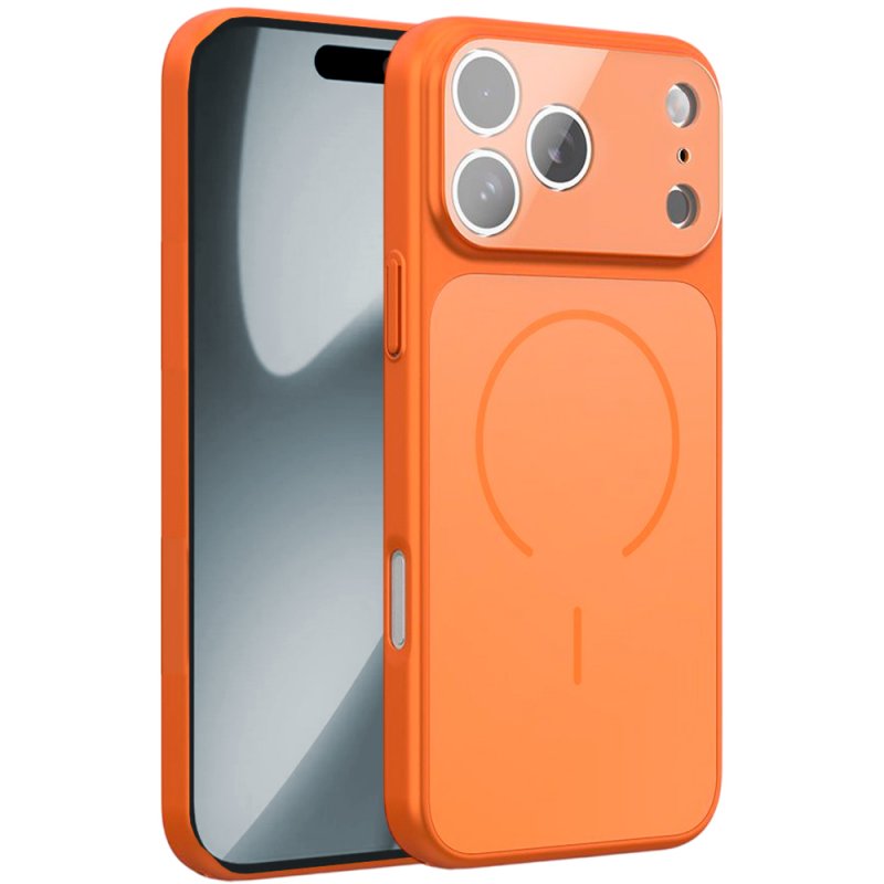 Carcasa COOL para iPhone 17 Pro / 18 Pro Magnética Cover Naranja