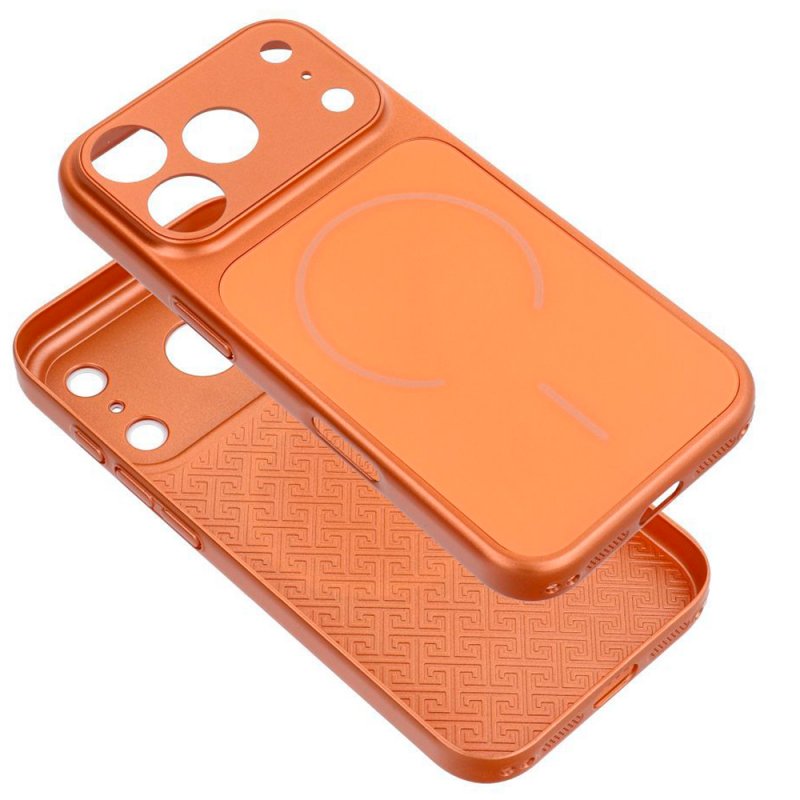 Custodia COOL per iPhone 17 Pro Max Cover Magnetica Arancia