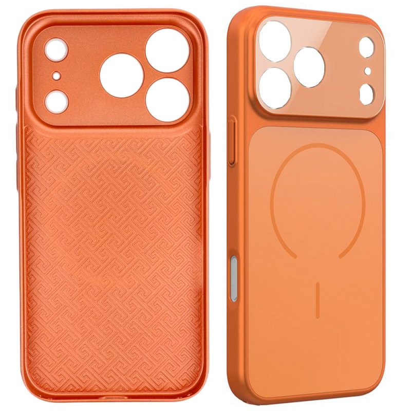 Carcasa COOL para iPhone 17 Pro Max / 18 Pro Max Magnética Cover Naranja
