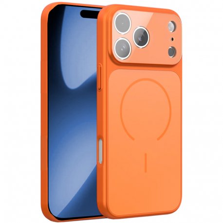 Carcasa COOL para iPhone 17 Pro Max / 18 Pro Max Magnética Cover Naranja