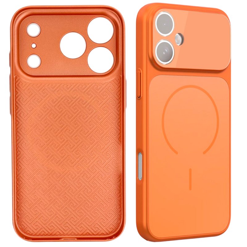 Carcasa COOL para iPhone 17 Magnética Cover Naranja