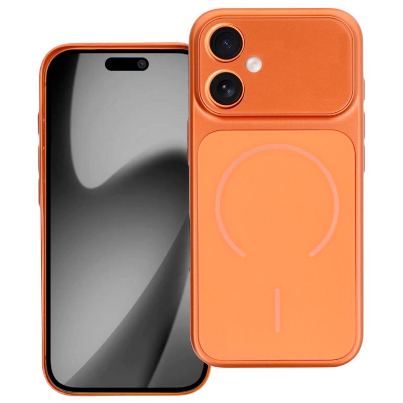 Custodia COOL per iPhone 17 Cover Magnetica Arancia