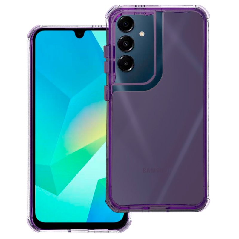 Custodia COOL per Samsung A165 Galaxy A16 / A16 5G Clear Viola