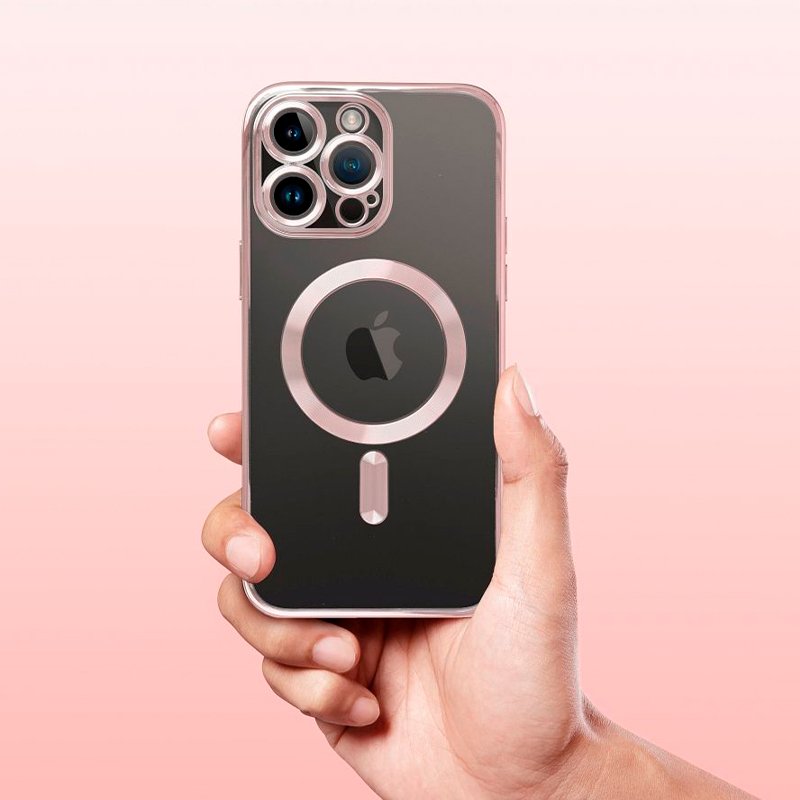 Capa COOL para Samsung S948 Galaxy S26 Ultra Magnética Borde Rosa