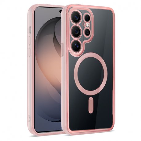 Capa COOL para Samsung S948 Galaxy S26 Ultra Magnética Borde Rosa