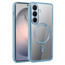 Carcasa COOL para iPhone 15 Pro Magnética Borde Celeste