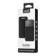 Bateria Externa Power Bank Carregamento Rápido de 22,5 W 10000 mAh COOL Pocket (Type-C / Lightning) Preto