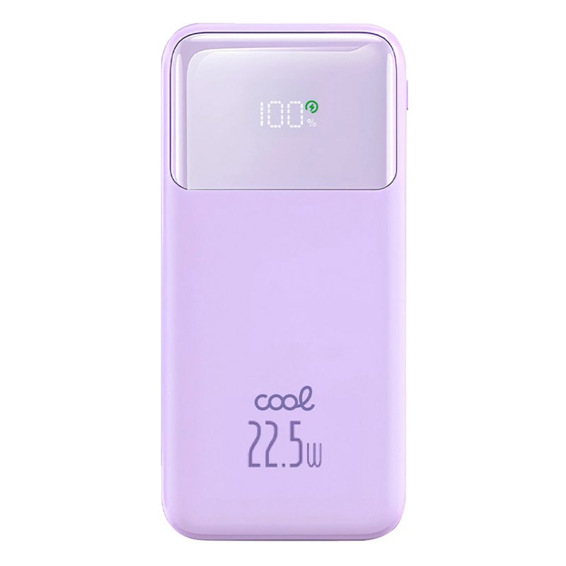 Batteria Esterna Power Bank Ricarica Rapida 22.5 W 10.000 mAh COOL Pocket Viola