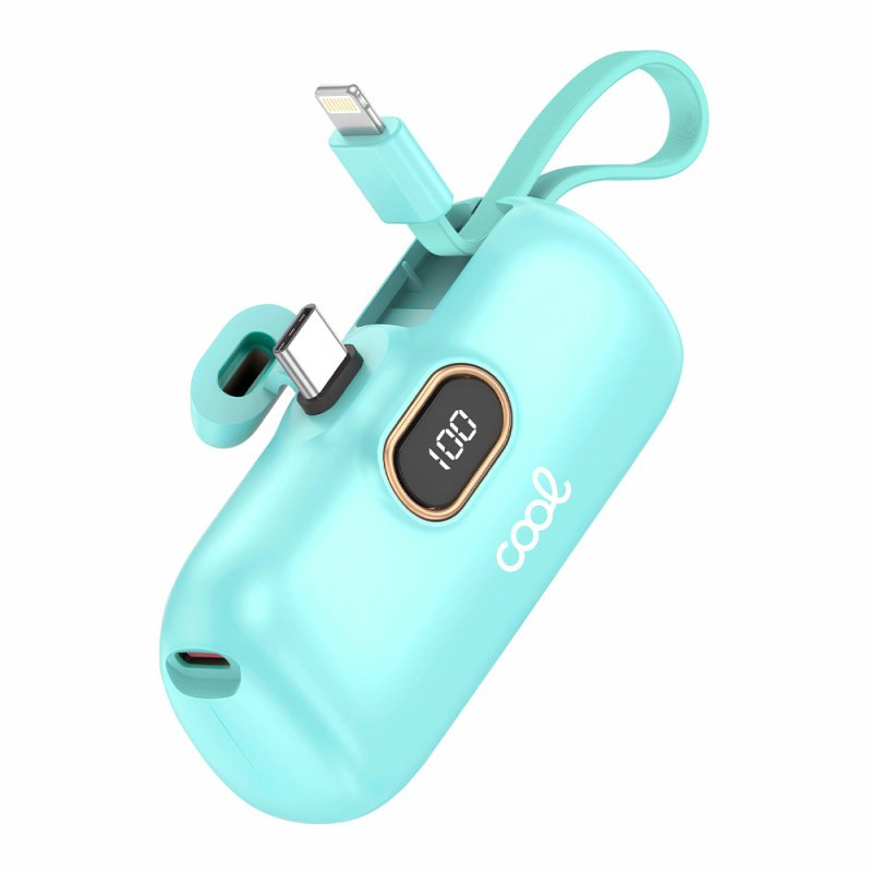 External Battery Power Bank 5000 mAh COOL Capsule Mint
