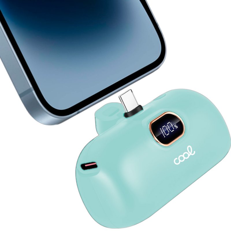 External Battery Power Bank 5000 mAh COOL Capsule Mint
