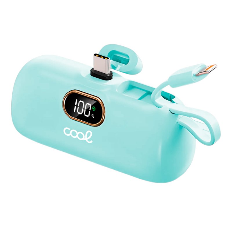 External Battery Power Bank 5000 mAh COOL Capsule Mint