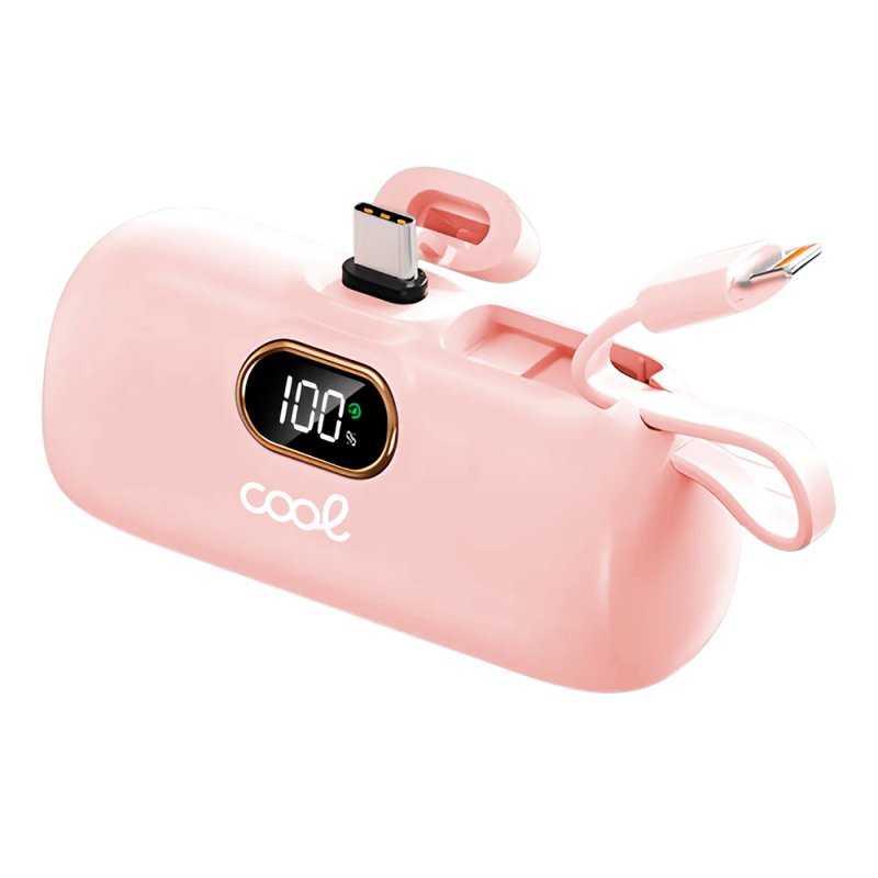 Batteria esterna Power Bank 5000 mAh COOL Capsula Rosa