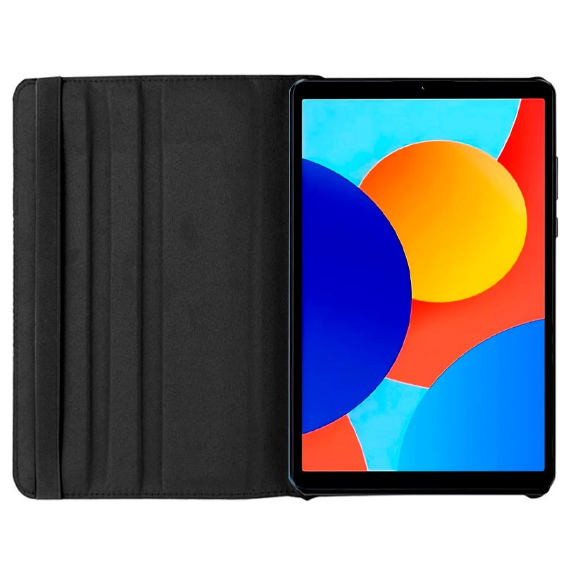 Funda COOL para Xiaomi Redmi Pad SE 8.7 Giratoria Polipiel Negro