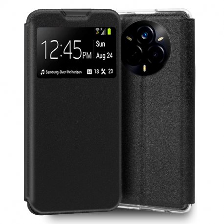 Funda COOL Flip Cover para Realme 14 Pro 5G Liso Negro