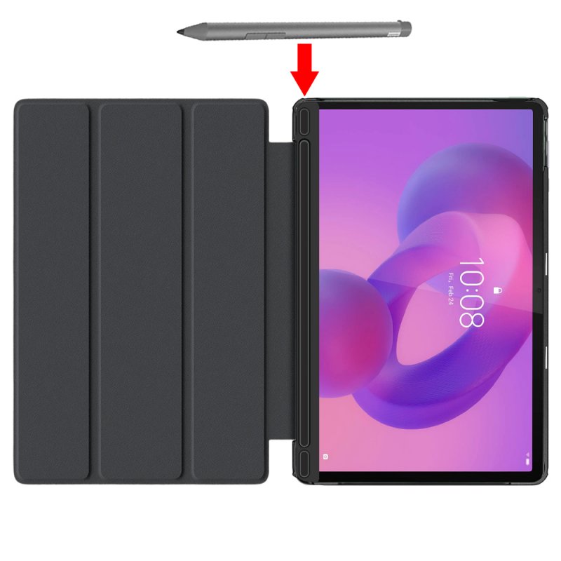 COOL Case for Lenovo Idea Tab Pro 12.7 Black Leatherette