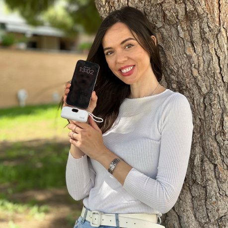 Batteria esterna Power Bank 5000 mAh COOL Capsula Bianco