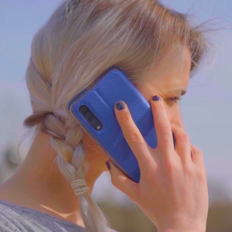 COOL Flip Cover for Samsung A576 Galaxy A57 5G Smooth Blue