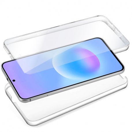 Capa COOL de Silicone 3D para Samsung A576 Galaxy A57 5G (Transparente Frente + Verso)