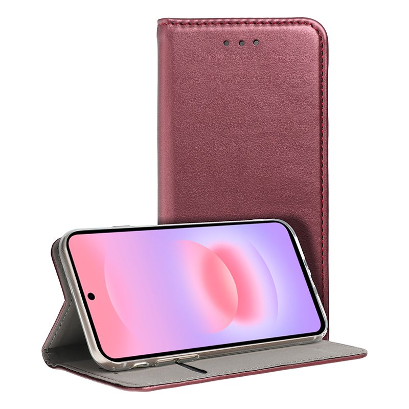 Funda COOL Flip Cover para Samsung A376 Galaxy A37 5G Liso Burgundy