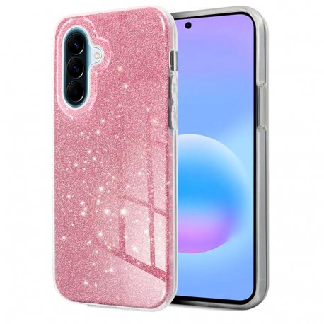 Carcasa COOL para Samsung A576 Galaxy A57 5G Glitter Rosa