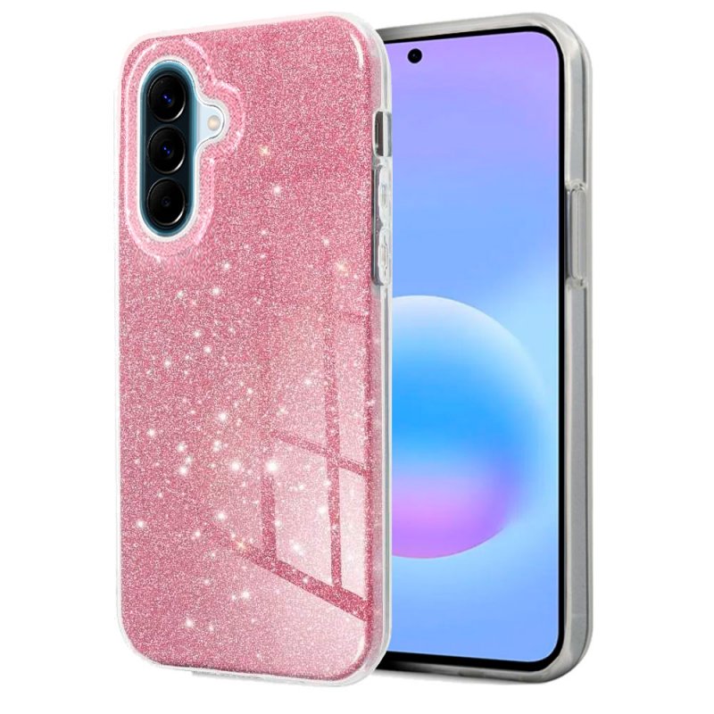 Capa COOL para Samsung A576 Galaxy A57 5G Glitter Rosa