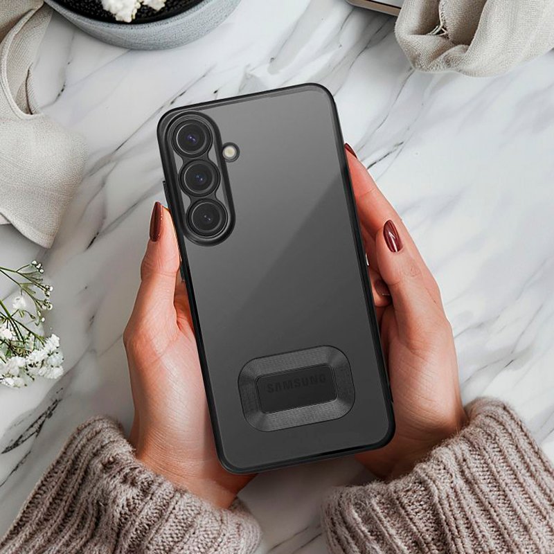 Capa COOL para Samsung A376 Galaxy A37 5G Borde Metálico (Preto)