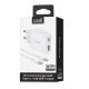 Caricatore di rete USB doppio caricatore universale + PD Type-C + Cavo COOL (65 W) Bianco