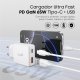 Cargador Red Universal Ultra Fast PD Tipo-C + USB COOL (65W + Cable Tipo-C) GaN Blanco