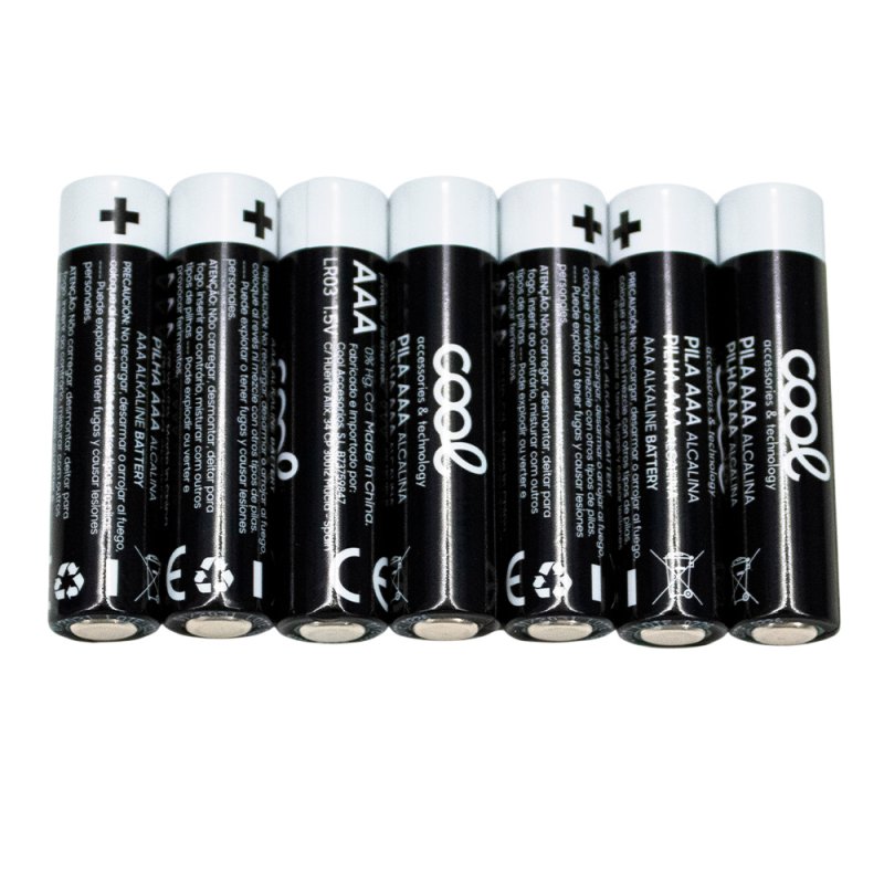 Pilha Alcalina AAA LR03 COOL (Pack 8 uds)