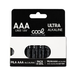 Pila Alcalina AAA LR03 COOL (Pack 8 uds)