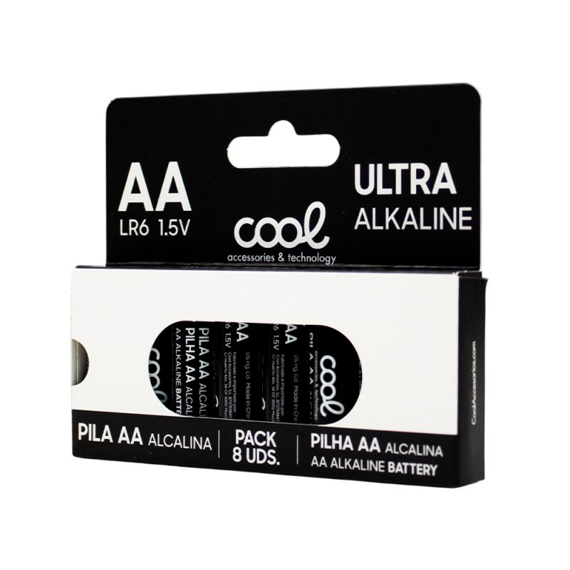 Alkaline AA LR6 COOL Battery (Pack 8 units)
