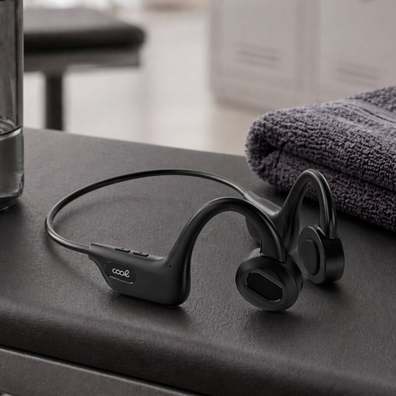 Auscultadores Estéreo Bluetooth COOL Bone (Condução Óssea) Preto
