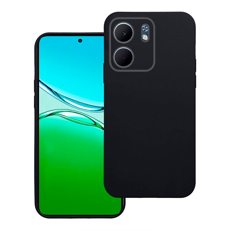 Capa de Silicone COOL para Oppo A5x (Preto)