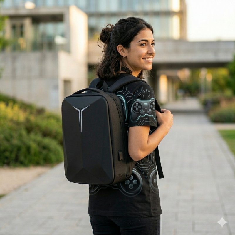 Laptop Backpack 15-16 Inch Gaming COOL Bufalo Black