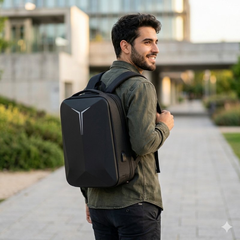 Mochila para laptop 15-16 Polegadas Gaming COOL Bufalo Preto