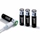 Pilas Alcalinas Recargables TIPO-C AAA LR03 COOL (Pack 4 uds)