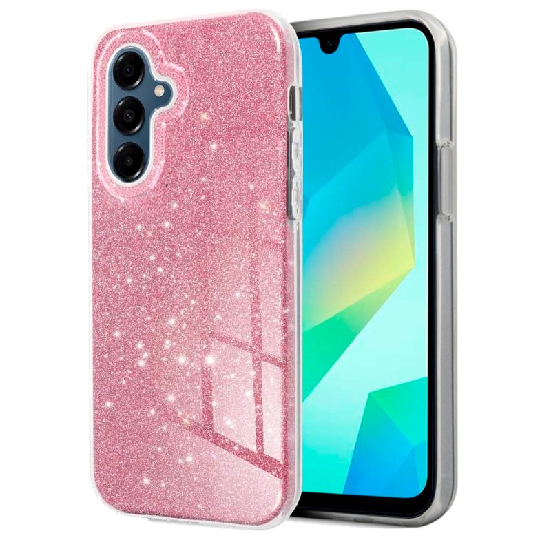COOL custodia per Samsung A165 Galaxy A16 / A16 5G Glitter Rosa