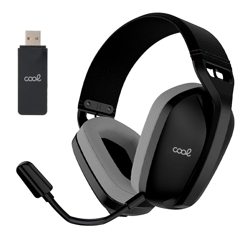 Auricolari Stereo per PC / PS4 / PS5 (Wireless, Bluetooth, Aux) COOL Newton 3 in 1 Nero
