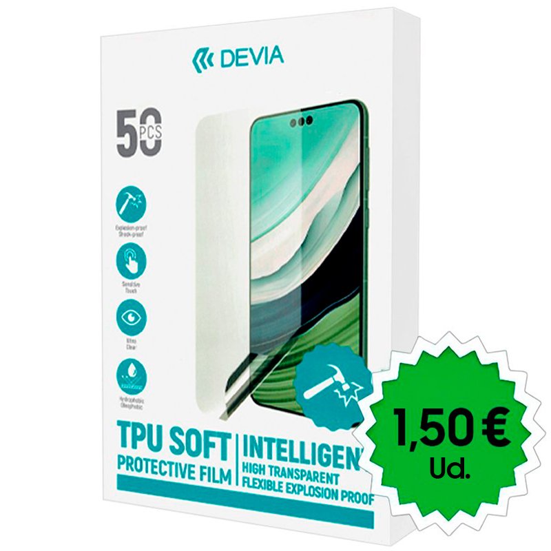 Devia Universal Hydrogel Protector 0.2mm (confezione da 50 unità)