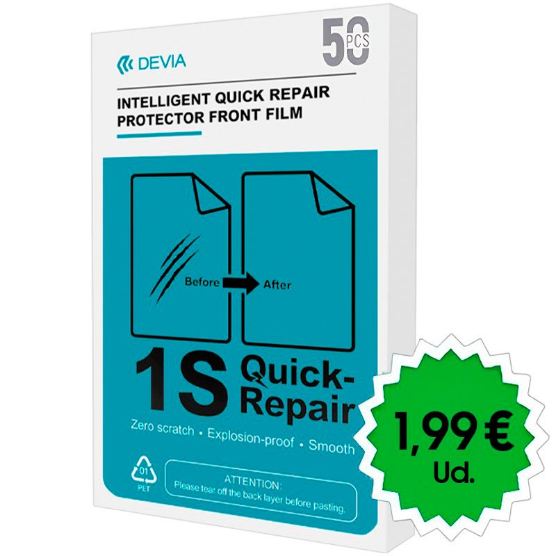 Protetor de Hidrogel Devia Quick Repair (Pack de 50 unidades)