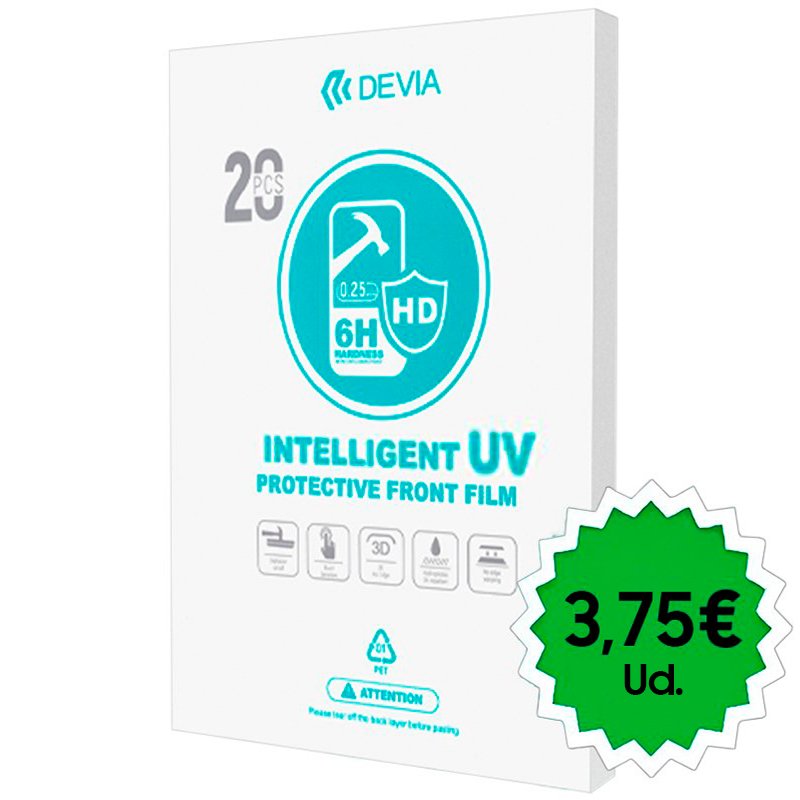 Fogli di idrogel Devia UV 6H (confezione da 20 unità)