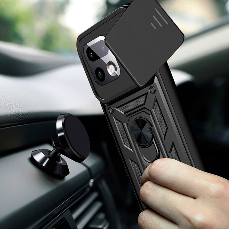 Capa COOL para Realme 16 Pro Plus 5G Hard Ring Preto