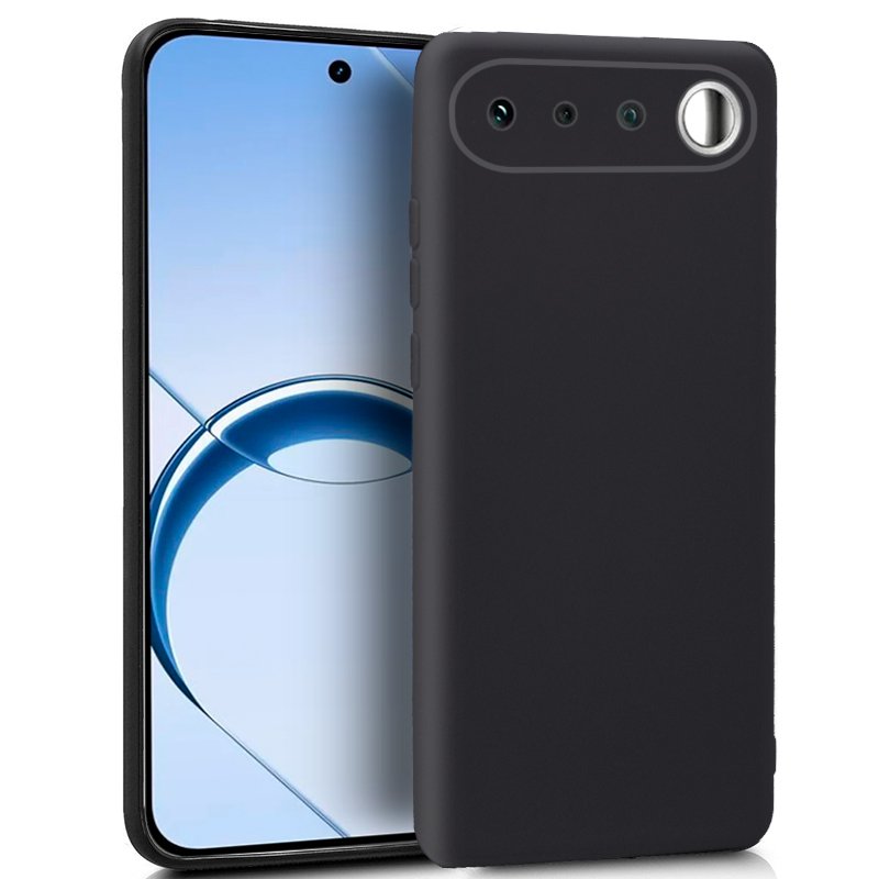 Capa de Silicone COOL para Realme 16 5G (Preto)
