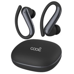 Auriculares Stereo Bluetooth Earbuds COOL Gym Negro