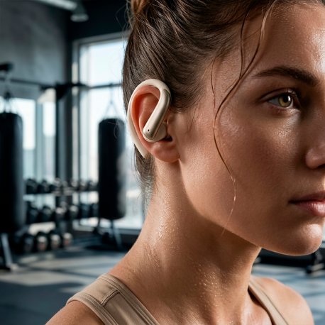Auricolari Stereo Bluetooth Dual Pod COOL Gym Beige