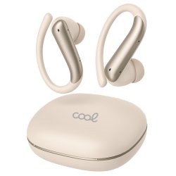 Auriculares Stereo Bluetooth Earbuds COOL Gym Beige